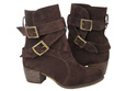Damenstiefel Naturleder Velour Schokolade 119 ElitaBut