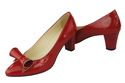 Damenschuhe Pumps Naturleder Rotlack 975 ElitaBut