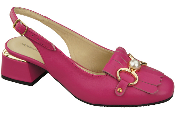 Damenschuhe Purpurfarbig Sandalen mit Fransen verziert Naturleder 208 ElitaBut