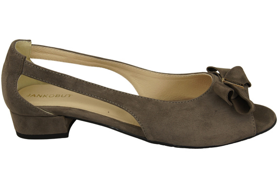 Schuhe Damensandalen Hellbraunes natürliches Wildleder 994 Kombination aus Stil und Komfort ElitaBut