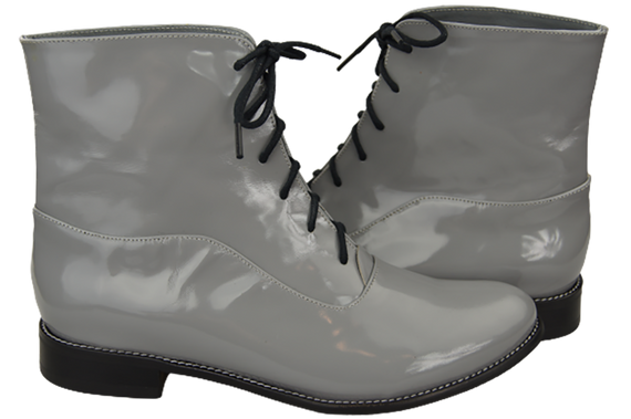 Damenschuhe Frühling/Herbst Naturleder Grau Lack 155 L ElitaBut