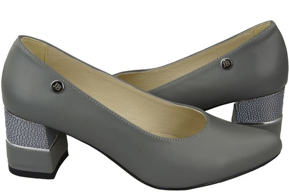 Damenschuhe Pumps Grau Naturleder 142 ElitaBut