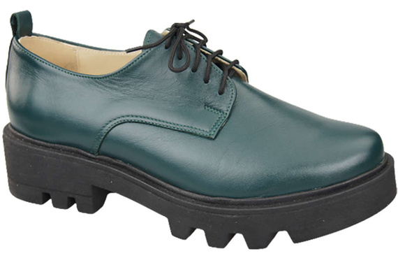 Schuhe Damen Schnürschuhe Malachitleder Natur 180 ElitaBut