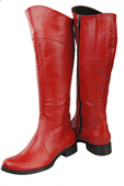 Damenstiefel, Stiefel, Naturleder 597 Red ElitaBut
