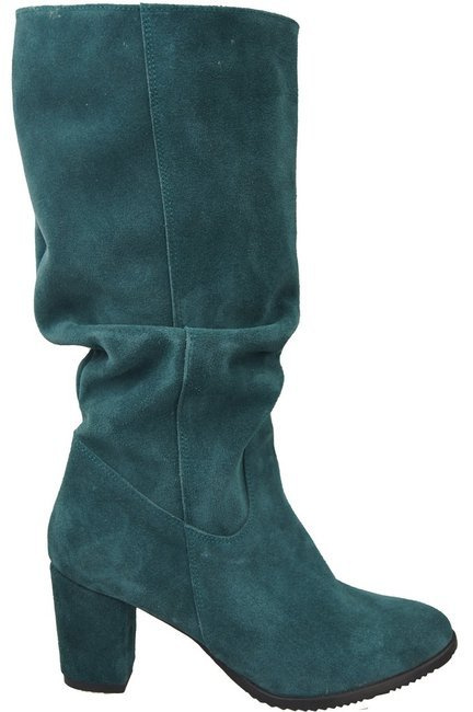 Schuhe Damenstiefel, Naturleder, Velour 141 Malachit ElitaBut