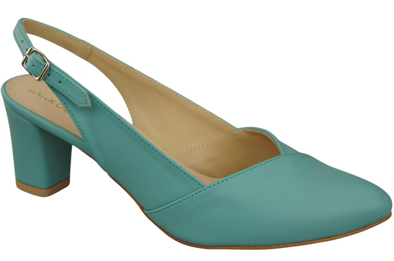 Damen Footwear Türkis Stiletto Sandalen Natural Leder 217 ElitaBut