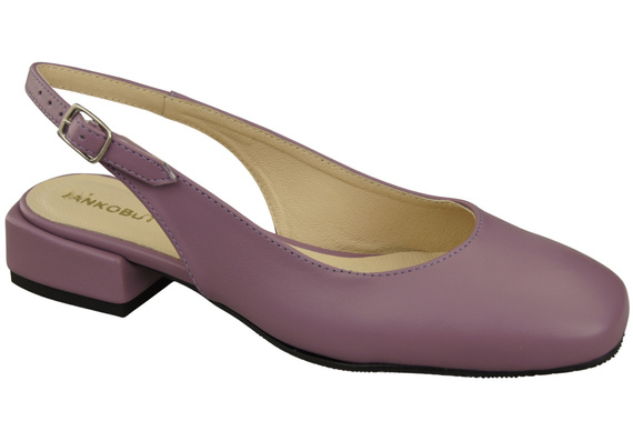 Damen Schuhe Sandalen Lilienfarben  Flacher Absatz Naturleder 206 ElitaBut