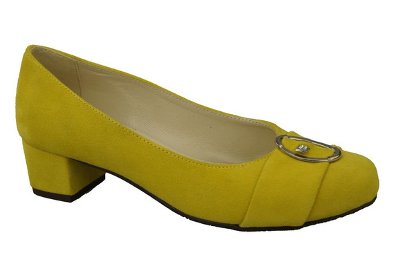 Damenschuhe Zitrone, Naturleder, Wildleder 135 ElitaBut
