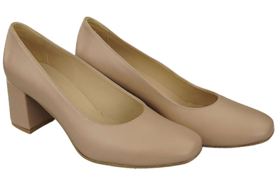 Damenschuhe Pumps Naturleder 171 Cappuccino Lico ElitaBut