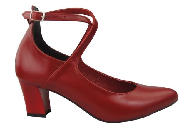 Damenschuhe Rote Pumps, Naturleder 118 ElitaBut