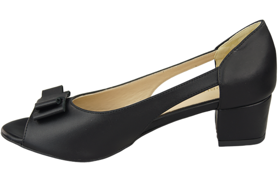 Damenschuhe Sandalen Schwarz Naturleder 145 ElitaBut