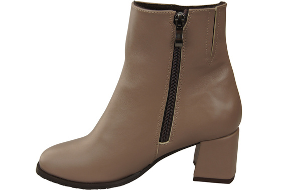 Damenstiefel Cappuccino Dunkel für Winter Naturleder 214 Z ElitaBut