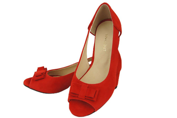 Damenschuhe Sandalen Rot, Natürliches Wildleder 145 von ElitaBut