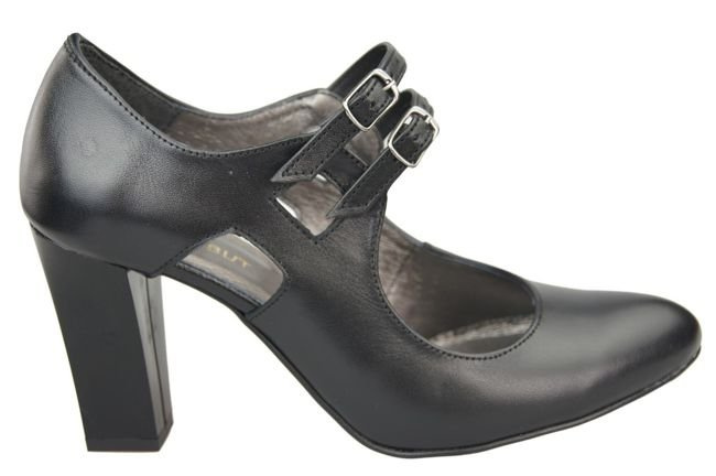 Damenschuhe Pumps Schwarz Naturleder 105 ElitaBut