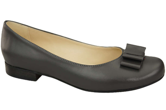Damen Ballerinas, Naturleder, Graphit 702 ElitaBut