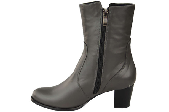 Damenschuhe Damenstiefel, warm, Naturleder, Graphite 882 von ElitaBut