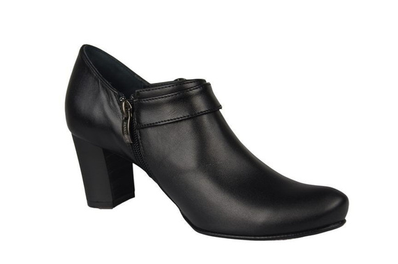 Schuhe Damenschuhe, Naturleder, Schwarz 826 ElitaBut