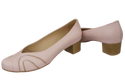 Damenschuhe Pumps, Naturleder, Puderrosa 786 ElitaBut