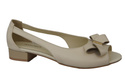 Schuhe Damen Sandalen Beige Naturleder 994 ElitaBut