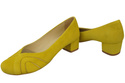 Damenschuhe Pumps aus natürlichem Wildleder Lemon 786 von ElitaBut