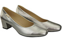 Damenschuhe Pumps Naturleder 172 Silber ElitaBut