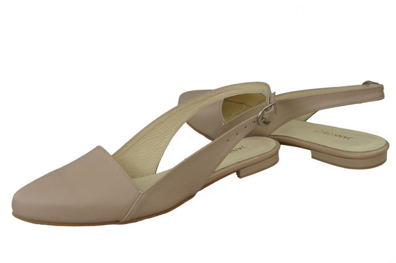 Schuhe Damen Sandalen Cappuccino Grain Naturleder 996 ElitaBut