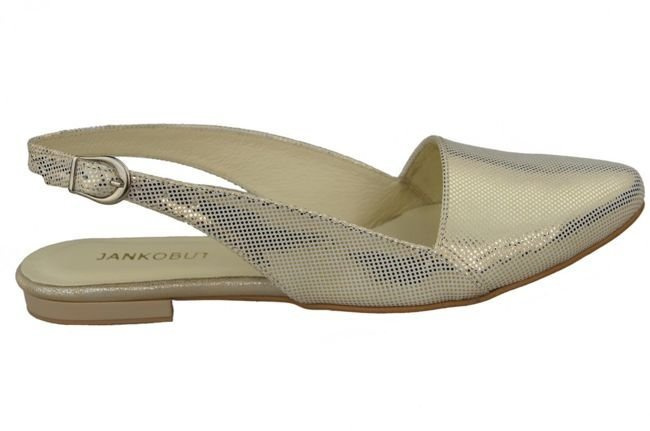 Schuhe Damen Sandalen Gold Naturleder 996 ElitaBut