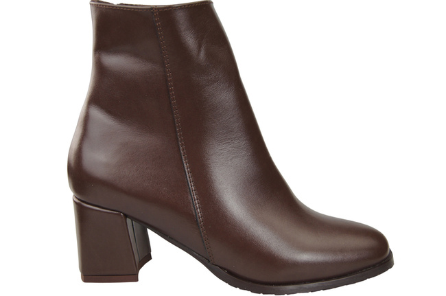 Damenstiefel Schokolade für Winter Naturleder 214 Z ElitaBut