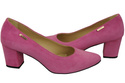 Damenschuhe Pumps Fuchsia Naturleder Wildleder 106 ElitaBut