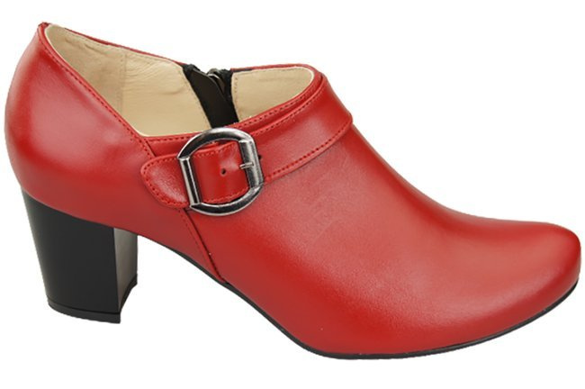 Schuhe Damenschuhe, Naturleder, Rot 826 ElitaBut