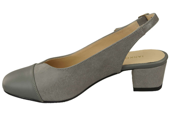 Damenschuhe Sandalen Naturleder 165 Grau ElitaBut