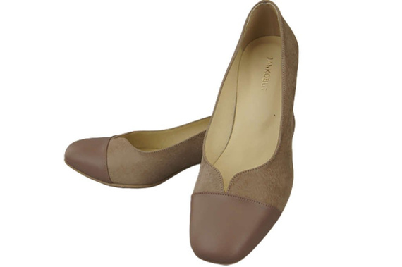 Damenschuhe Pumps Naturleder 164 Cappuccino ElitaBut