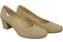 Bequeme Frauen Schuhe Beige Wildleder 172 Z ElitaBut
