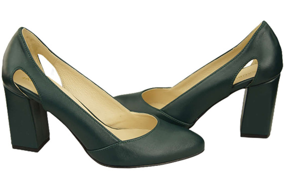 Damenschuhe Malachit Pumps Naturleder 184 ElitaBut