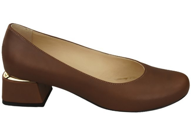 Damenschuhe Pumps Naturleder 159 Braun ElitaBut