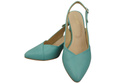 Damen Footwear Türkis Stiletto Sandalen Natural Leder 217 ElitaBut