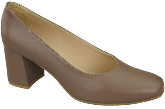 Damenschuhe Pumps Naturleder 171 Cappuccino ElitaBut