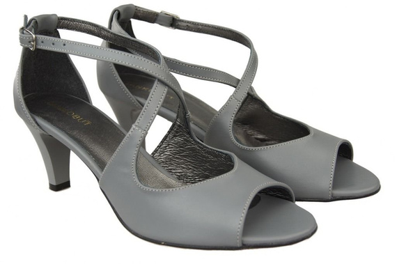 Damenschuhe Sandalen Grau Naturleder 115 ElitaBut