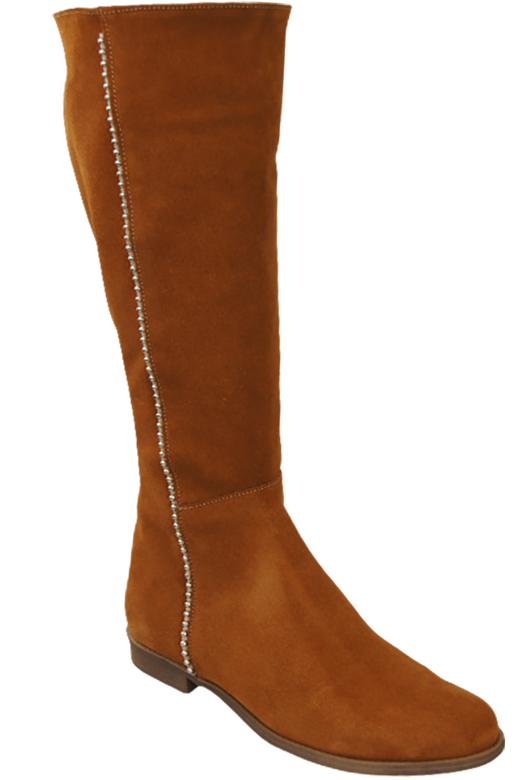 Schuhe Damenstiefel, Naturleder, Velours 153 Rude ElitaBut