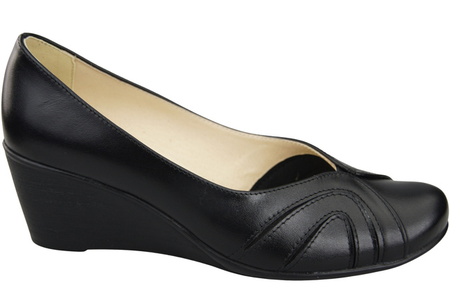 Damen Schwarz Naturleder Gestiefelte Schuhe 828 ElitaBut