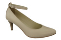 Damenschuhe Pumps Beige, Naturleder 997 ElitaBut