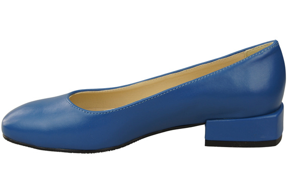 Bequeme Frauen Schuhe Blau Flats Natural Leder 204 ElitaBut