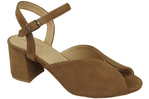 Damenschuhe Sandalen Olive, Naturleder, Wildleder 185 ElitaBut