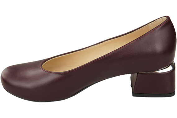 Damenschuhe Pumps Naturleder 159 Burgund ElitaBut