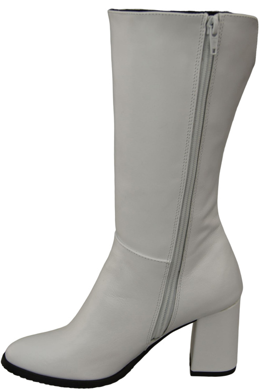 Damen-Halbstiefel, Naturleder, Weiß 189 ElitaBut
