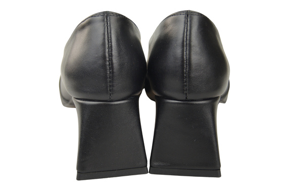 Damen Pumps Schwarz Echtleder Spitz Zehen Absatz ElitaBut 221