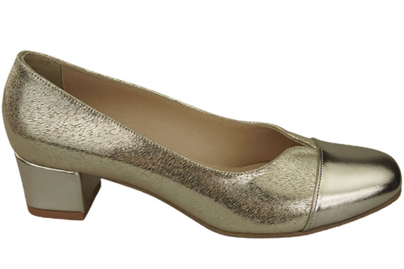 Damenschuhe Pumps Naturleder 164 Gold ElitaBut