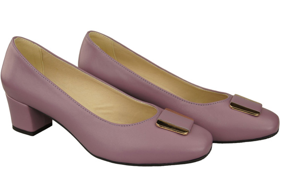 Damenschuhe Pumps Naturleder 187 Lila ElitaBut