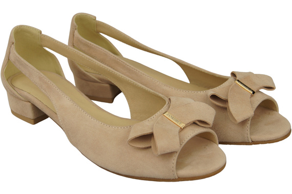 Schuhe Damensandalen Puderrosa Naturleder Wildleder 994 Kombination aus Stil und Komfort ElitaBut