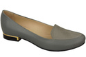 Damen Ballerinas Lords, Naturleder, Grau 908 ElitaBut